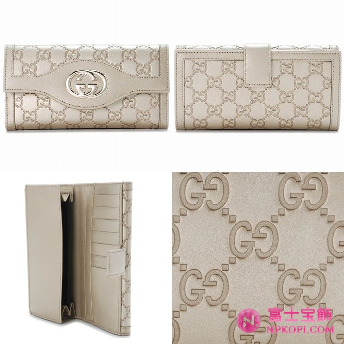 GUCCI/グッチ 2012年春夏新作SUKEY2つ折り長財布 282426 AHB1G 9504 